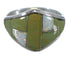 Opal And Turquoise Authentic Sterling Silver Jewelry Ring Size 6-1/2 AX52309